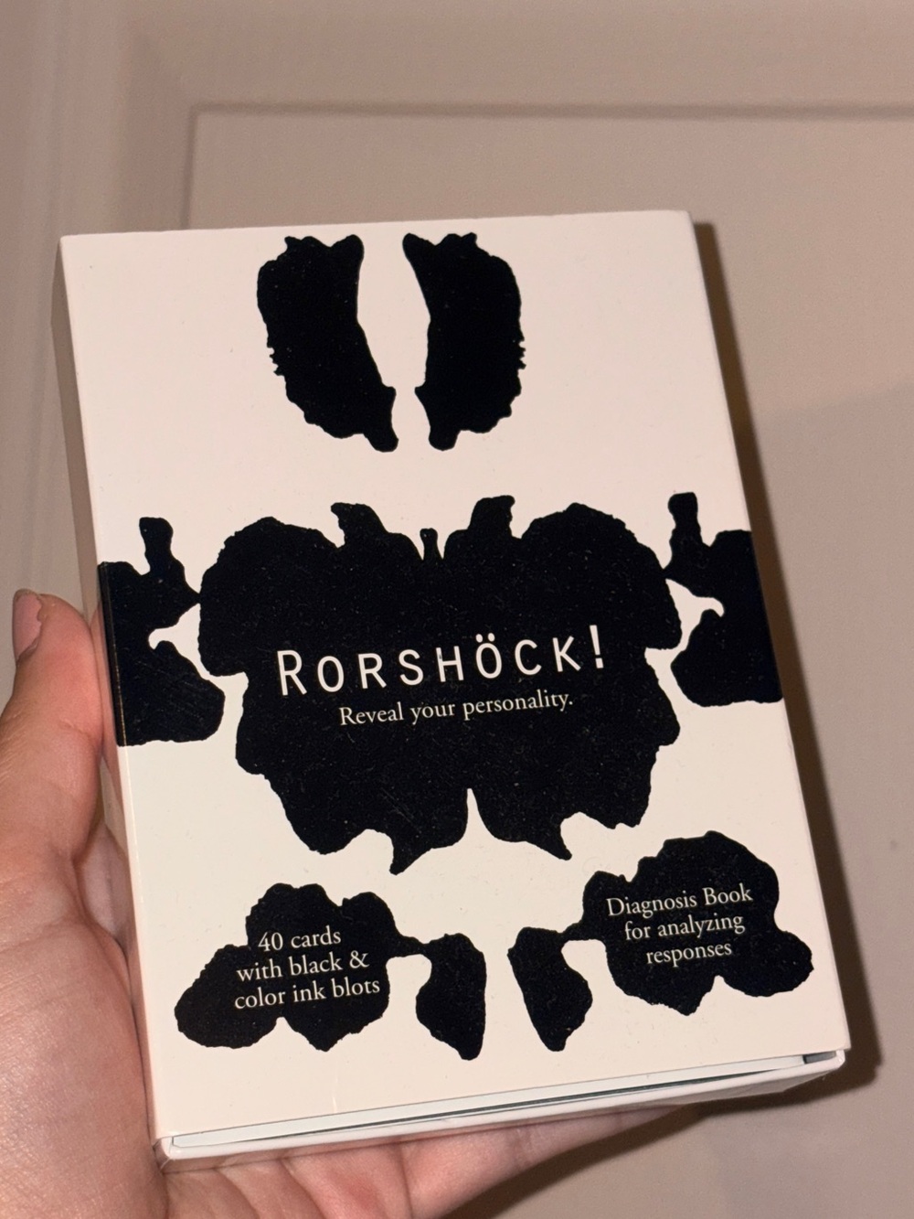 Rorshӧck! Rorschach Inkblot Card Deck — Black & White